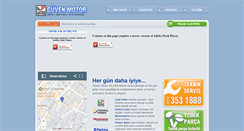 Desktop Screenshot of guvenmotor.com